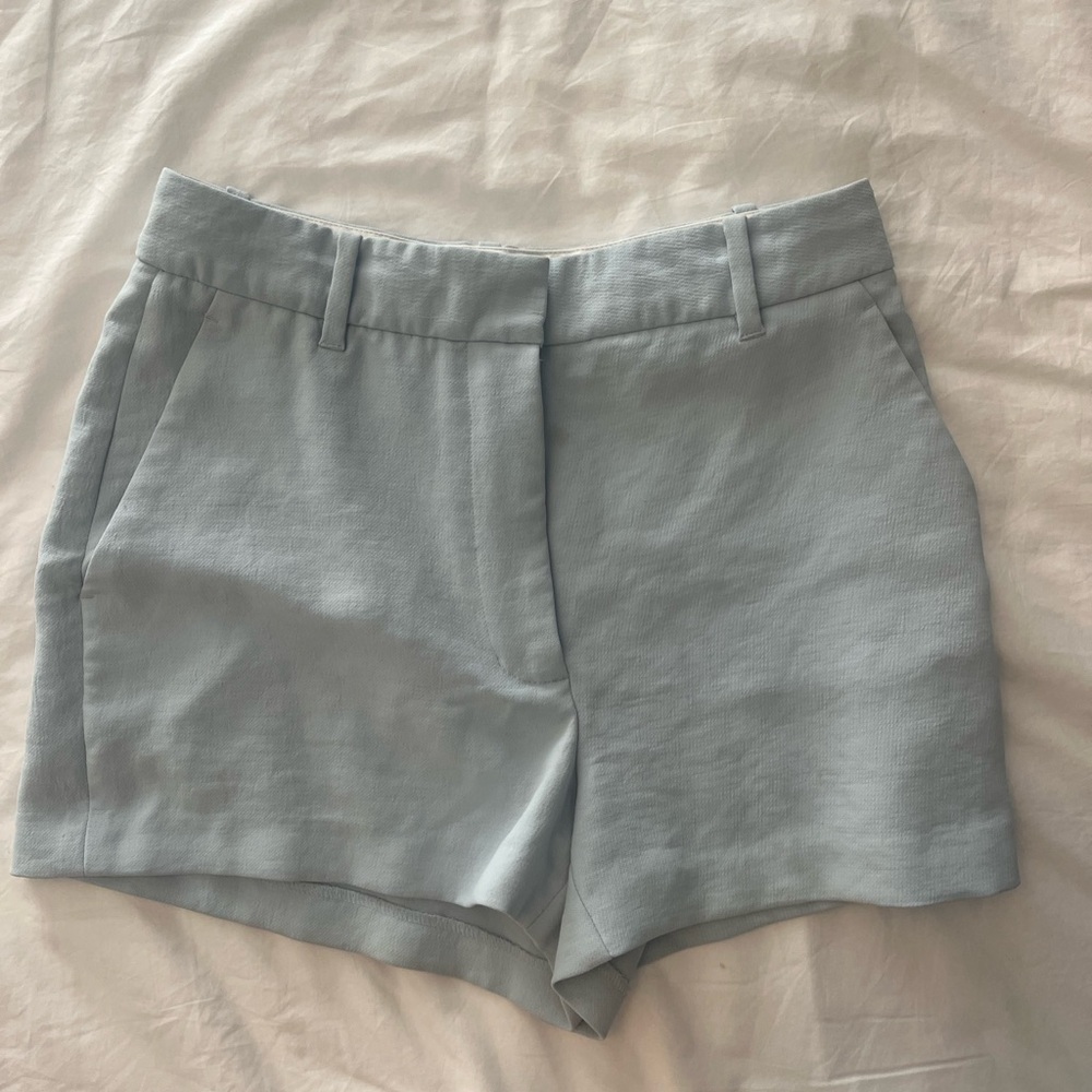 Wilfred Blue High Waist Tailored Shorts